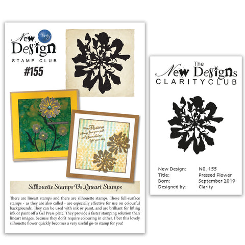 New Design Stamp Club Back Issue - 155 - Pressed Flower