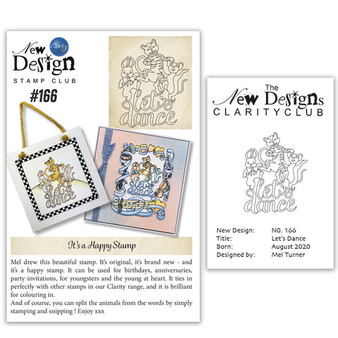 New Design Stamp Club Back Issue - 166 - Let's Dance