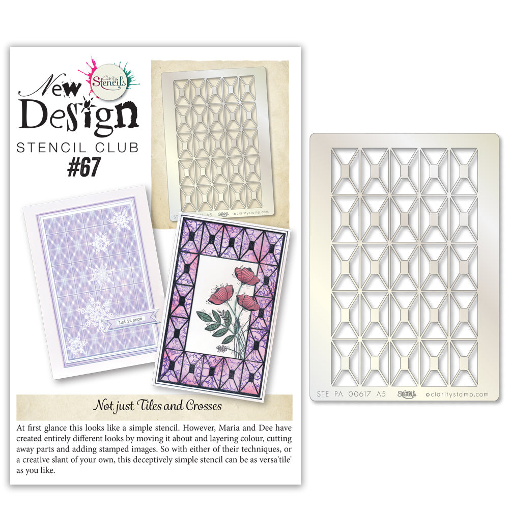 New Design Stencil Club Back Issue - 67 - Tiles Grid