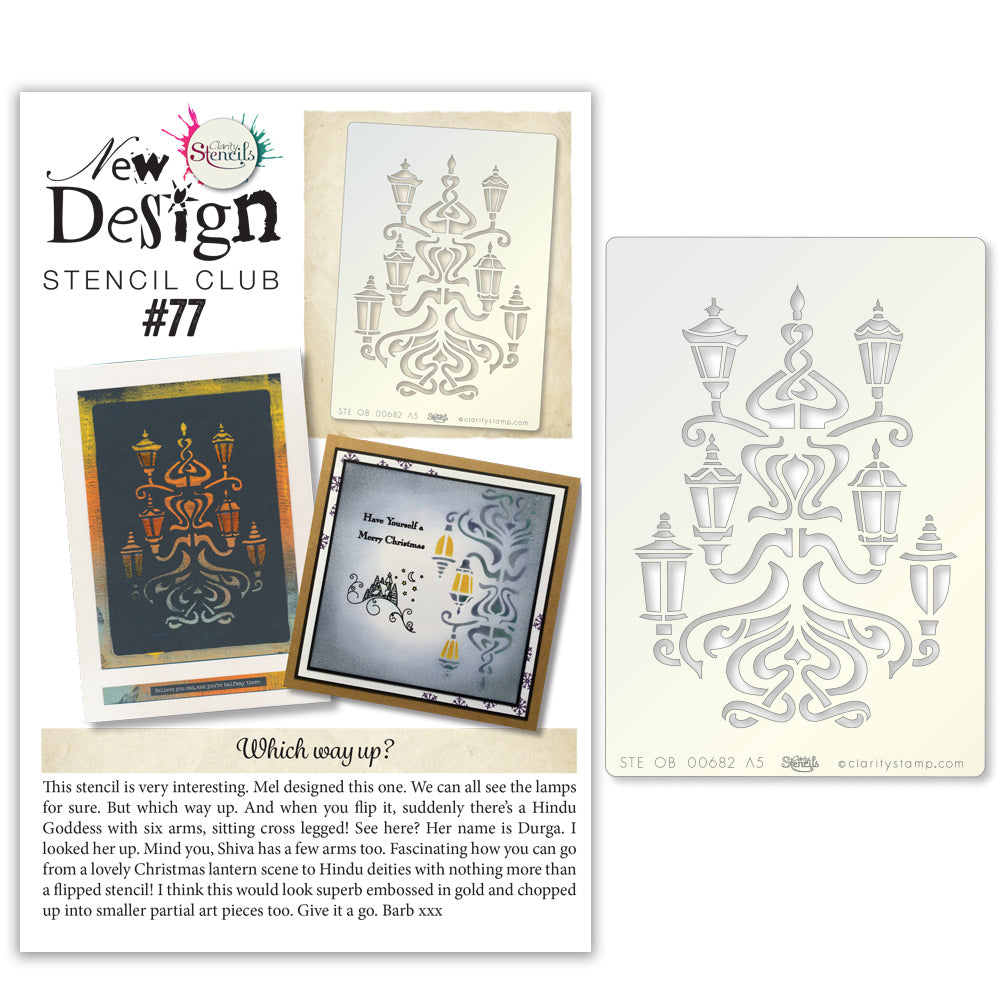 New Design Stencil Club Back Issue - 77 - Lanterns