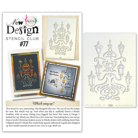 New Design Stencil Club Back Issue - 77 - Lanterns