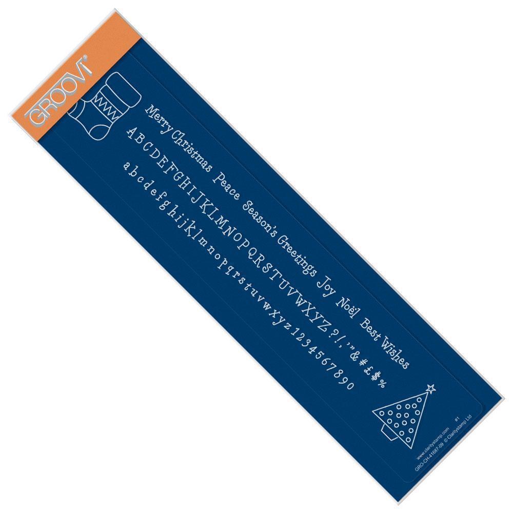 Linda's Stocking Alphabet Border Plate