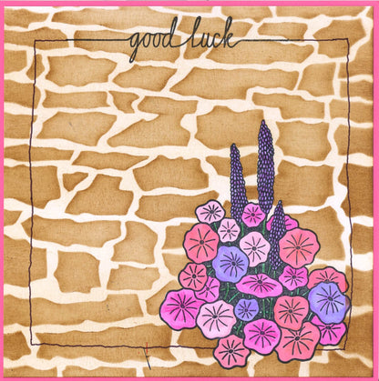 Stone Wall 7" x 7" Stencil