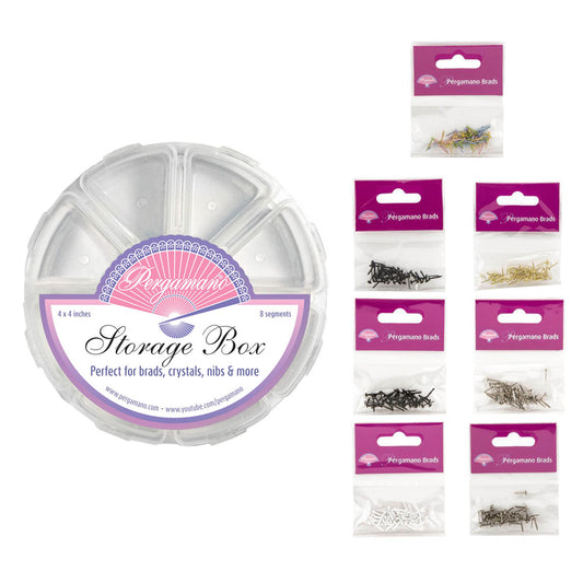 Pergamano Brads & Storage Bundle