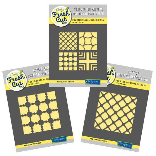 Structured Pattern Overlay Trio - Aperture Clarity Fresh Cut Die