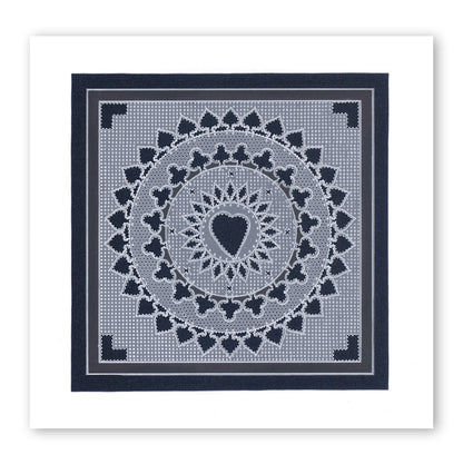 Suits of Cards A6 Square Groovi Baby Plate Set