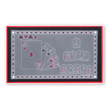 Suits of Cards A6 Square Groovi Baby Plate Set