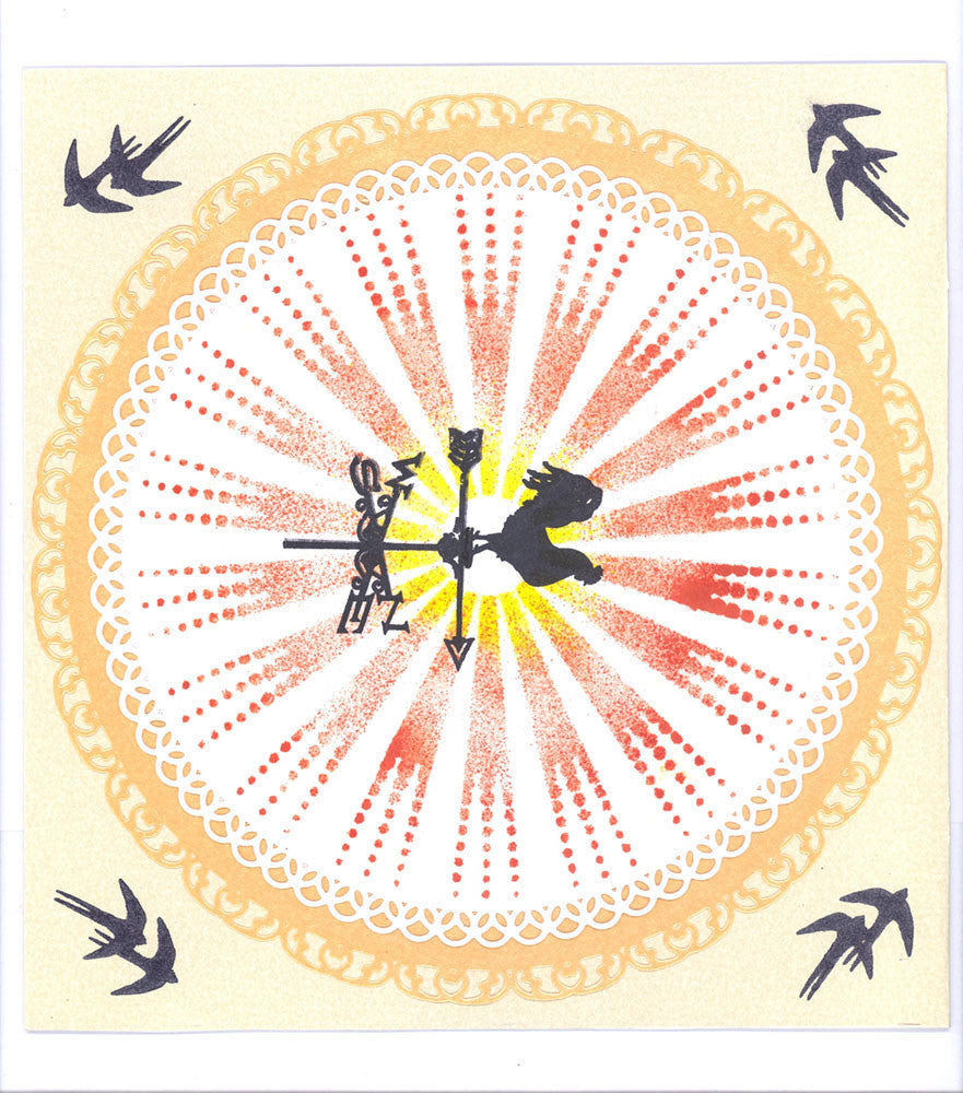 Sunshine 7" x 7" Stencil