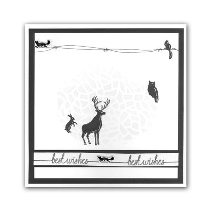 Tangle 7" x 7" Stencil