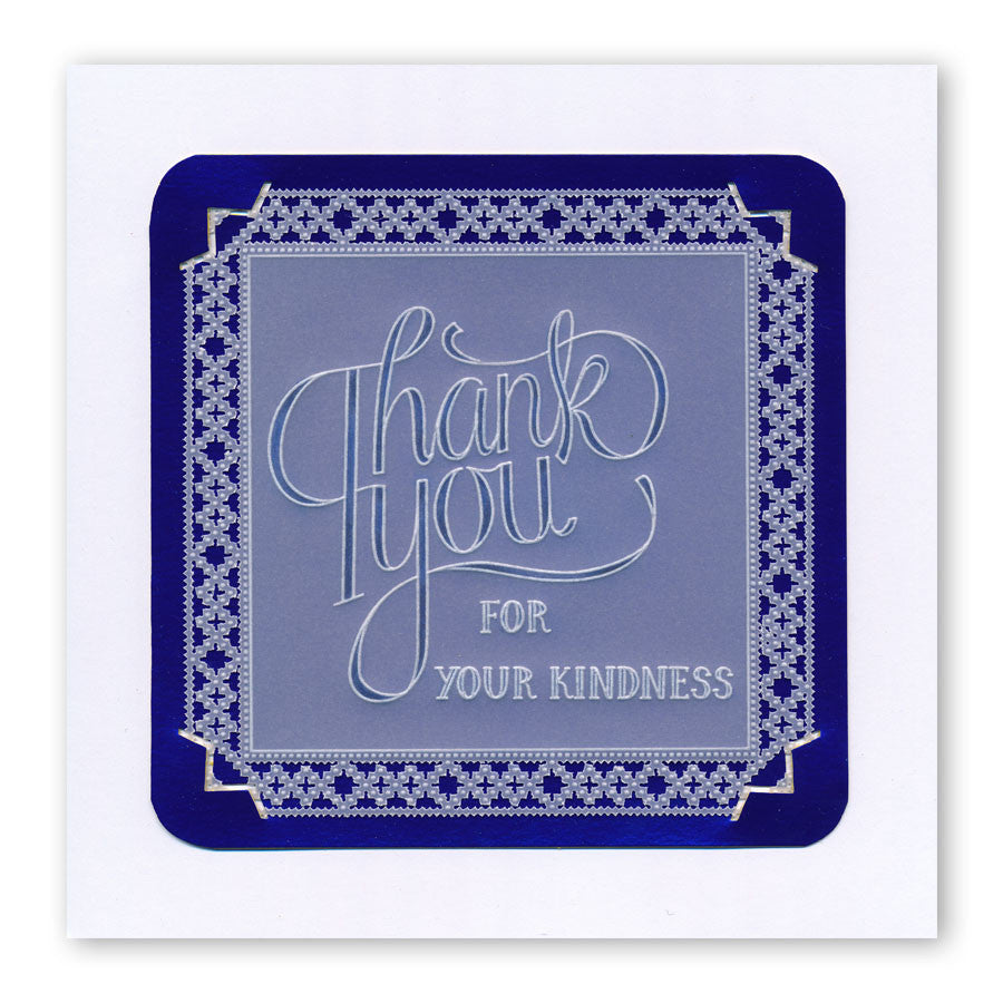 Thank You A5 Square Groovi Plate