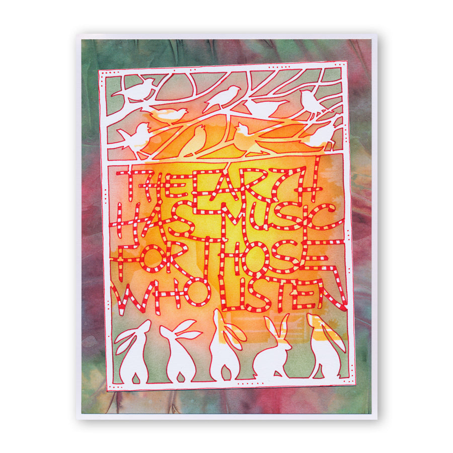 The Earth Listens A5 Stencil Collection