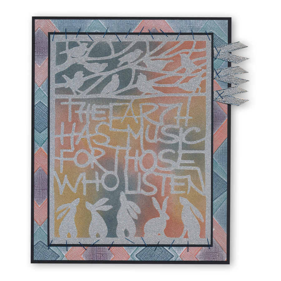 The Earth Listens A5 Stencil Collection