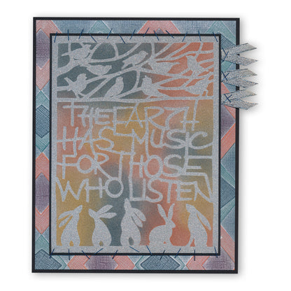 The Earth Has Music A5 Stencil