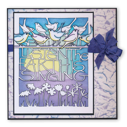 Be Still & Listen A5 Stencil