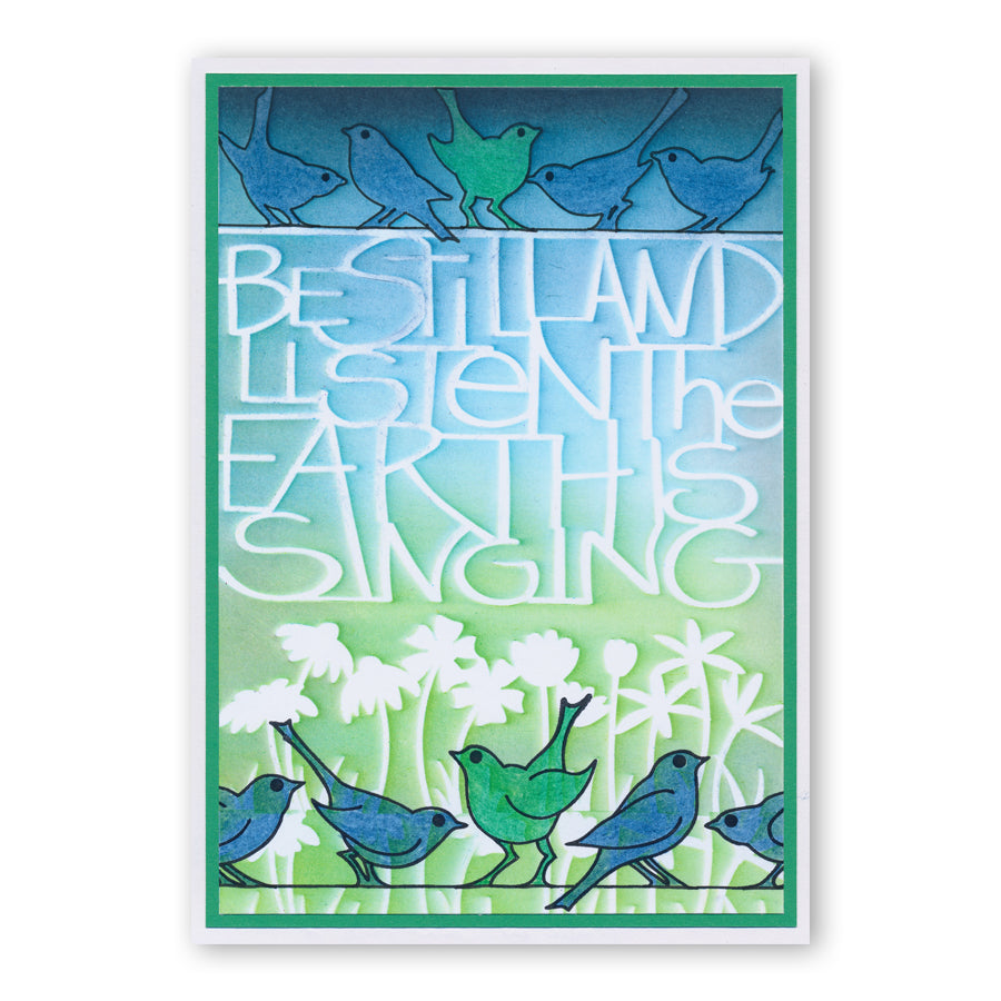 Be Still & Listen A5 Stencil