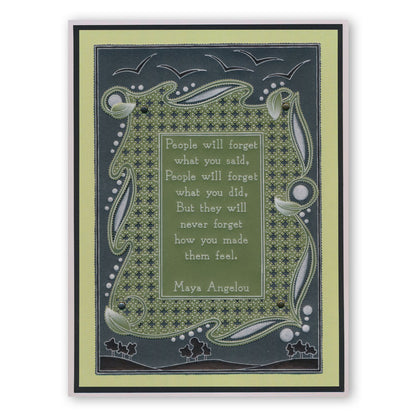 Never Forget A5 Groovi Plate