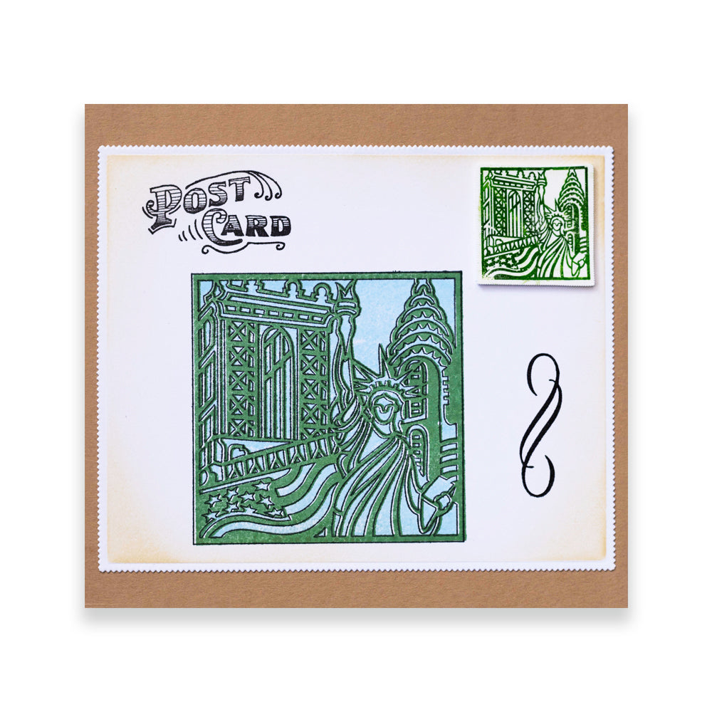 CLEARANCE New York City - Three Way Overlay A4 Slim Stamp Set