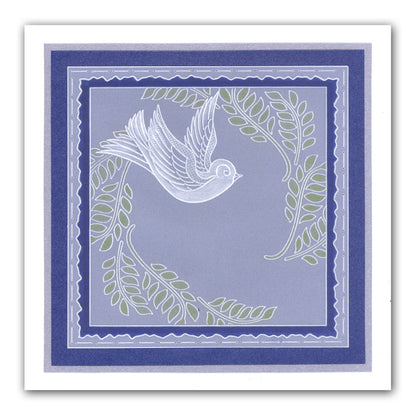 CLEARANCE Doves A5 Square Groovi Plate