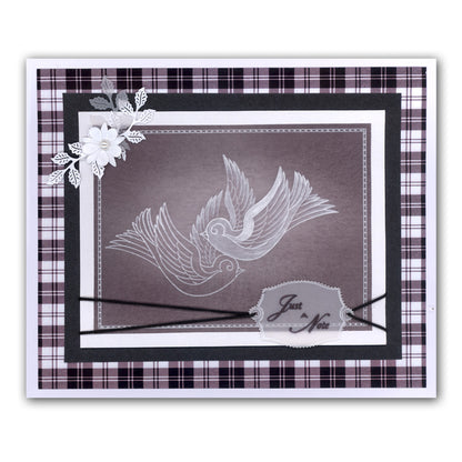 CLEARANCE Doves A5 Square Groovi Plate