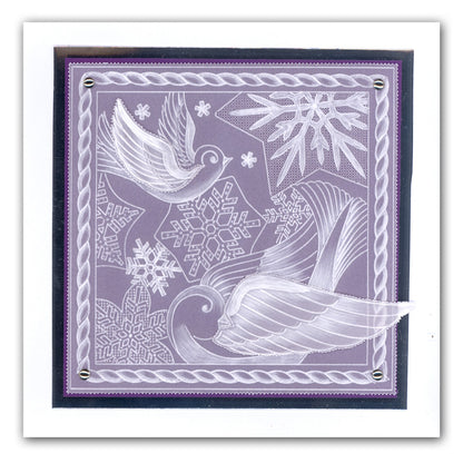 CLEARANCE Doves A5 Square Groovi Plate