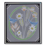 Wrens & Wild Flowers A5 Square Groovi Plate Set