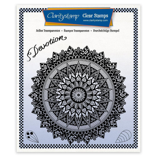 CLEARANCE Tina's Devotion Mandala A5 Square Stamp Set