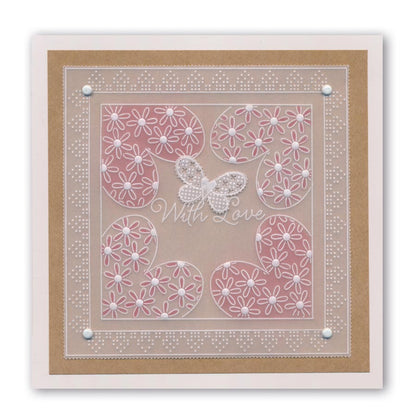 Tina's Garden Flourish A6 Square Groovi Baby Plate