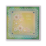 Tina's Floral Petites Collection A6 Square Groovi Baby Plates & Spacers Set