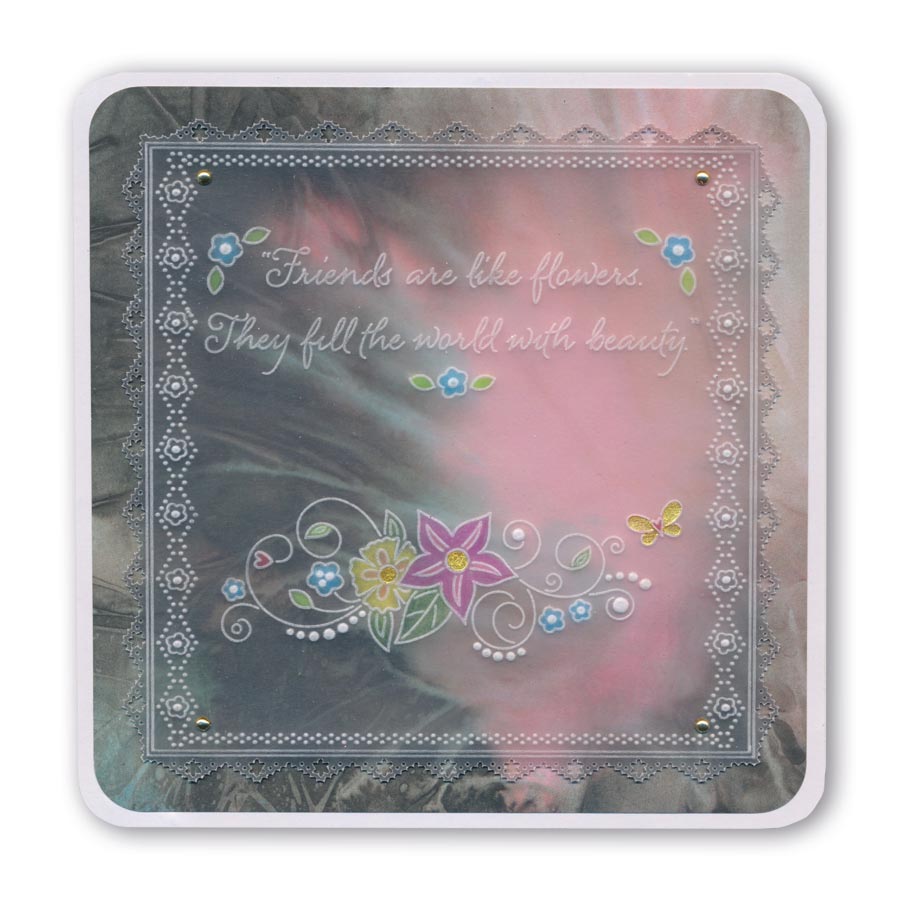 Tina's Flower Swirl Spacer Groovi Go! Spacer Plate