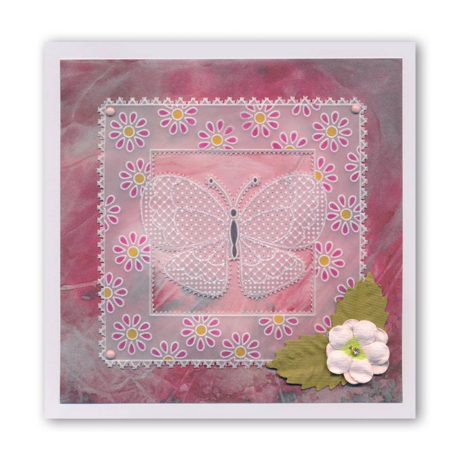Baby Tina's Dragonfly Fun A6 Square Groovi Plate