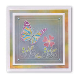 Baby Butterfly Wreath A6 Square Groovi Plate