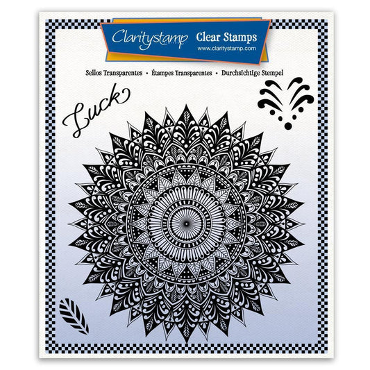 CLEARANCE Tina's Luck Mandala A5 Square Stamp Set