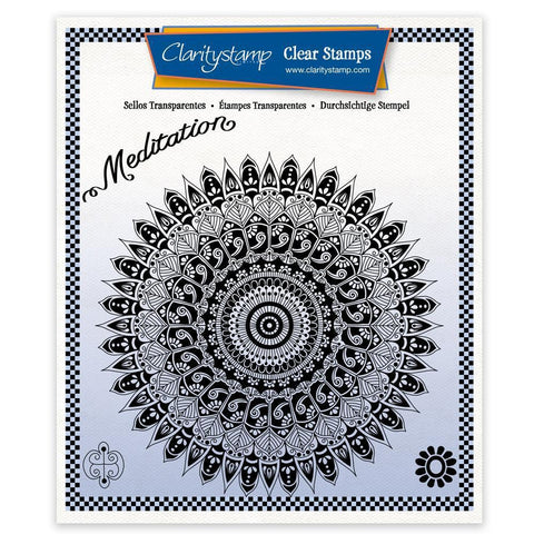 Tina's Meditation Mandala A5 Square Stamp Set
