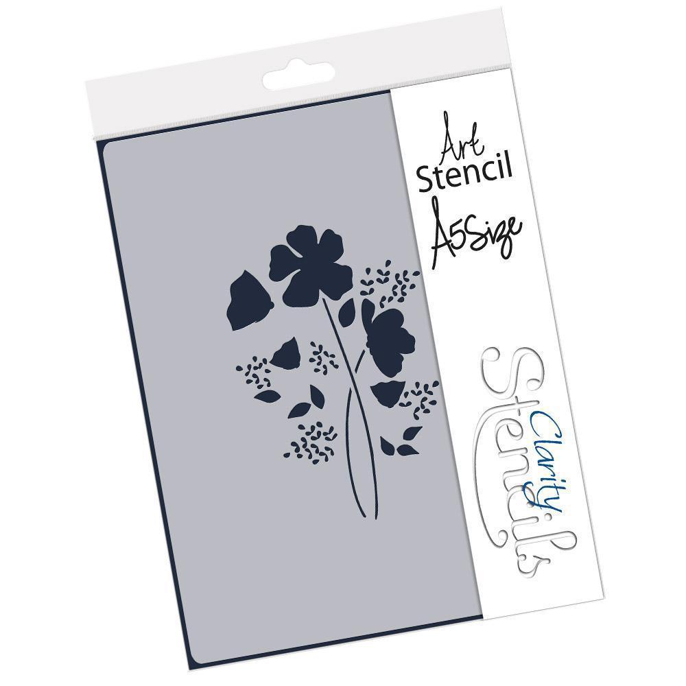 Tina's Wild Flower Spray A5 Stencil