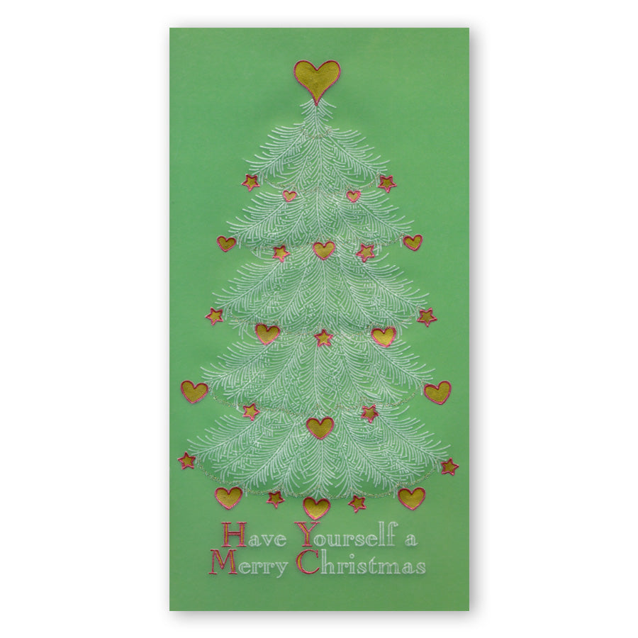 Tina's Christmas Corners 3 A4 Square Groovi Plate