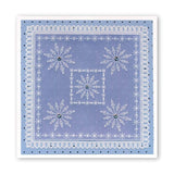 Tina's Snowflake Frame A5 Square Groovi Plate