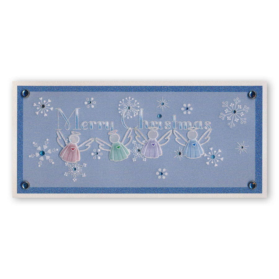 Tina's Christmas Corners 2 A4 Square Groovi Plate