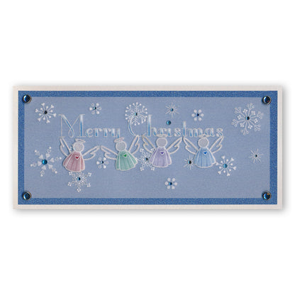 Tina's Christmas Corners 2 A4 Square Groovi Plate