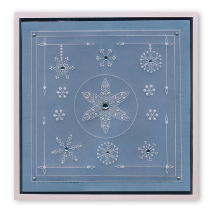 Tina's Christmas Corners 2 A4 Square Groovi Plate