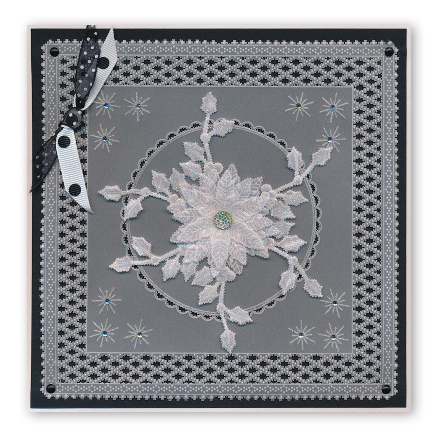 Tina's Christmas Corners 2 A4 Square Groovi Plate