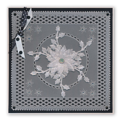 Tina's Christmas Corners 2 A4 Square Groovi Plate