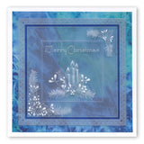 Tina's Christmas Corners 3 A4 Square Groovi Plate