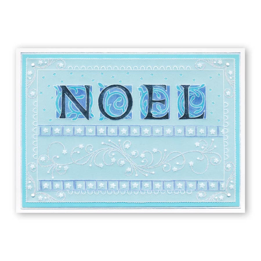 Tina's Star Frame A5 Square Groovi Plate