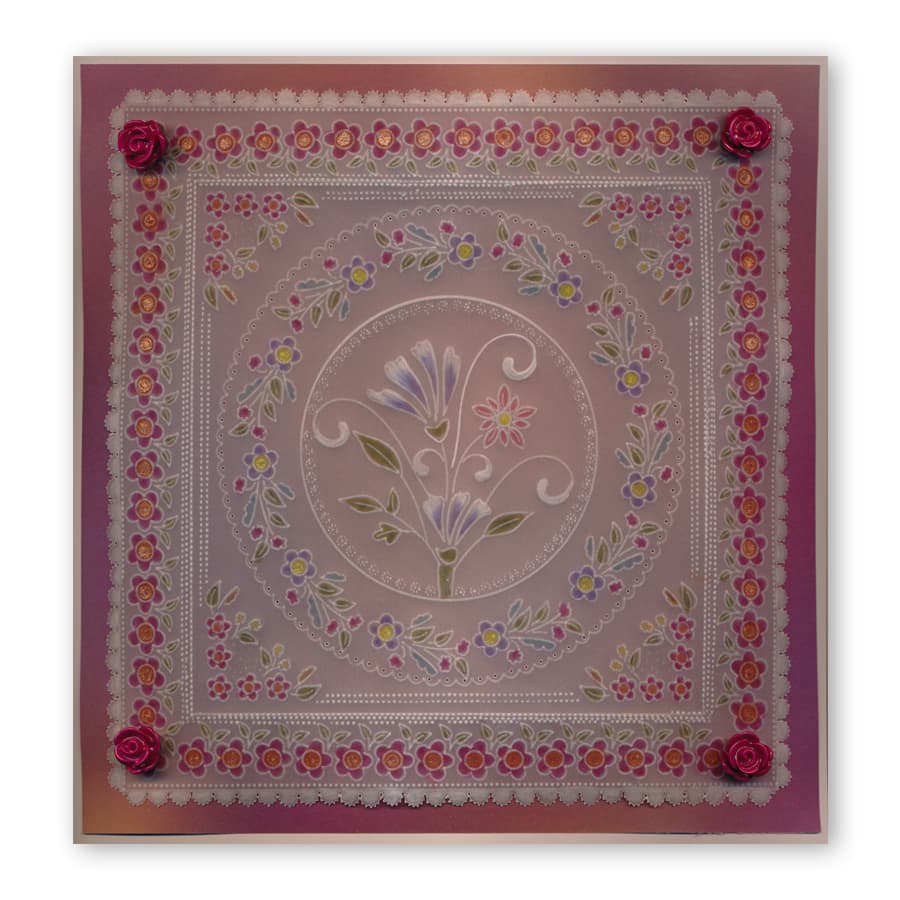 Tina's Floral Doodle Groovi Plates & ii Book Bundle