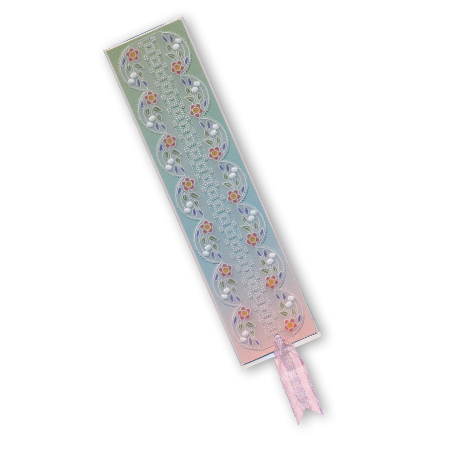 Tina's Floral Doodle Wreath A5 Square Groovi Plate