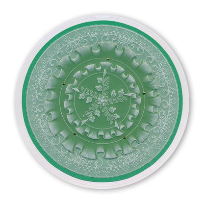 Tina's Floral Swirls & Corners 1 & 2 A4 Square Groovi Plate Set