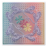 Tina's Flower Fun A5 Square Groovi Plate