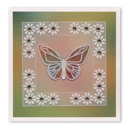 Tina's Butterfly Fun A5 Square Groovi Plate