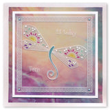 Tina's Dragonfly Fun A5 Square Groovi Plate