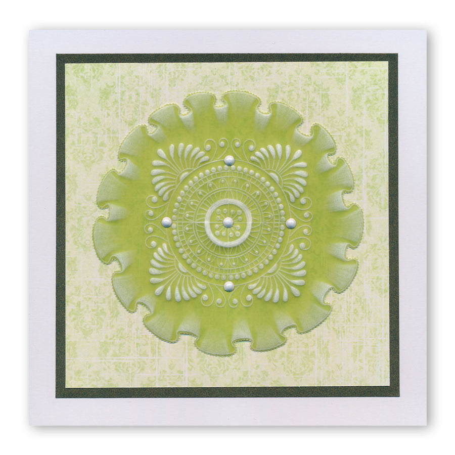 Tina's Henna Corners 2 A4 Square Groovi Plate